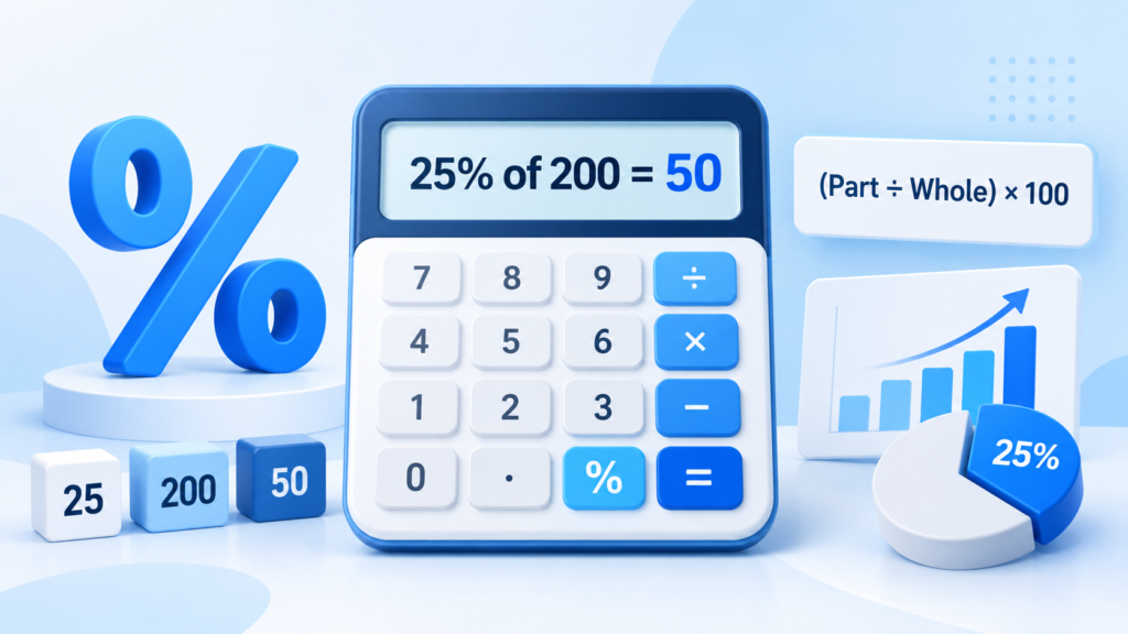 how to calculate percentage